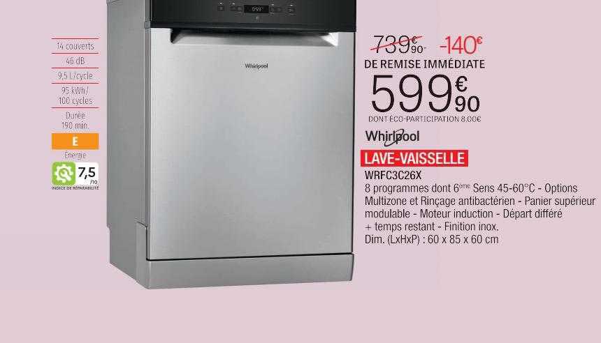 lave-vaisselle whirlpool