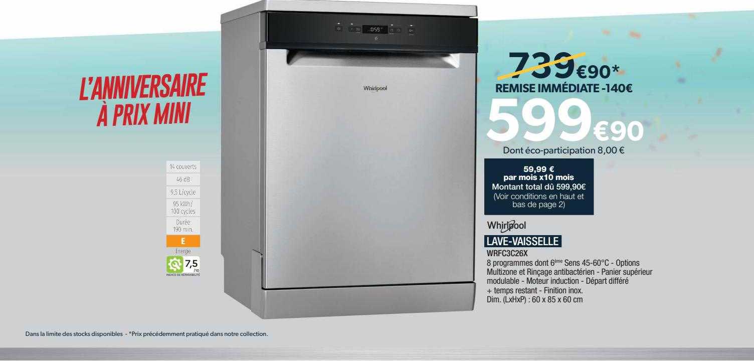 lave-vaisselle whirlpool