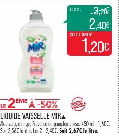 Liquide Vaisselle Mir