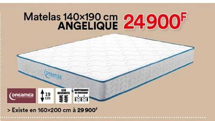 Matelas 140 X 190 Cm Angelique