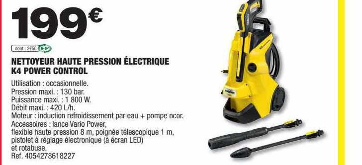 nettoyeur haute pression électrique k4 power control kärcher