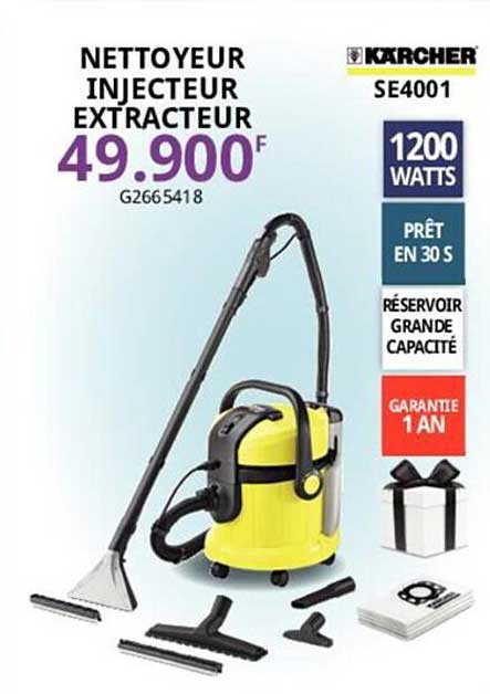 nettoyeur injecteur extracteur kärcher