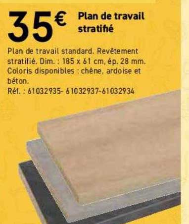 Plan De Travail Stratifié