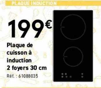 plaque de cuisson à induction 2 foyers 30 cm