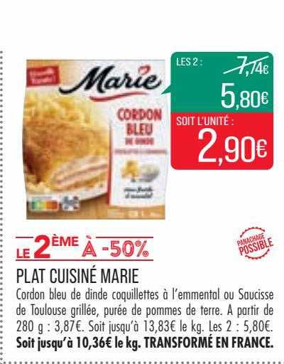 Plat Cuisiné Marie