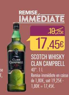 scotch whisky clan campbell