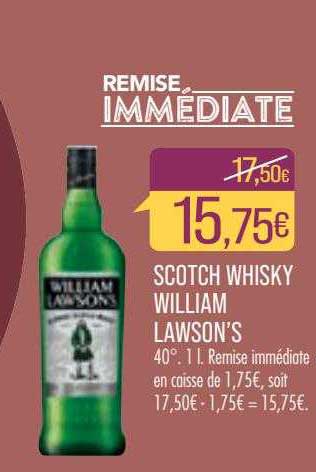 scotch whisky william lawson's