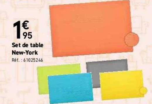 set de table new-york