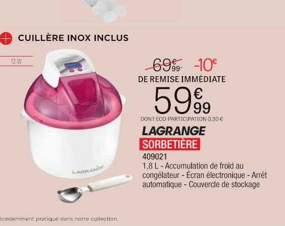 Sorbetière Lagrange