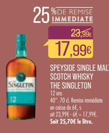 speyside single malt scotch whisky the singleton