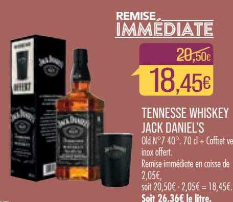 tennessee whiskey jack daniel's