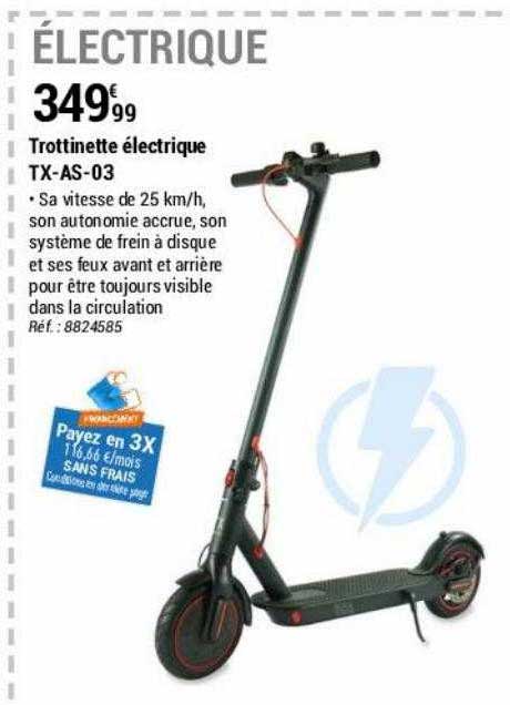 trottinette électrique tx-as-03