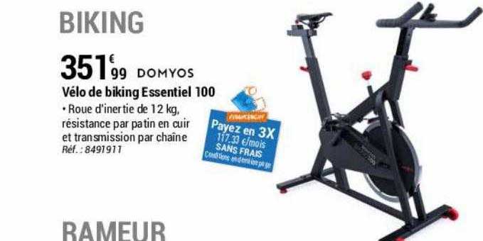 vélo de biking essentiel 100 domyos