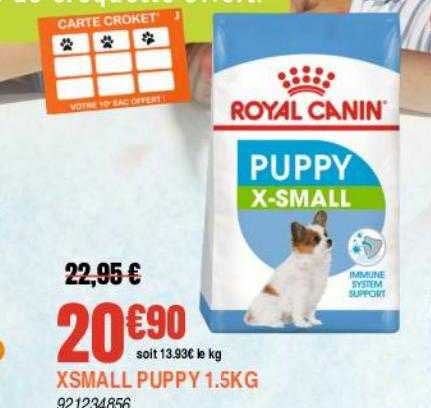 xsmall puppy 1.5 kg royal canin