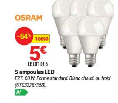 5 Ampoules Led