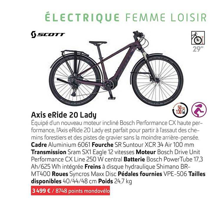 axis eride 20 lady