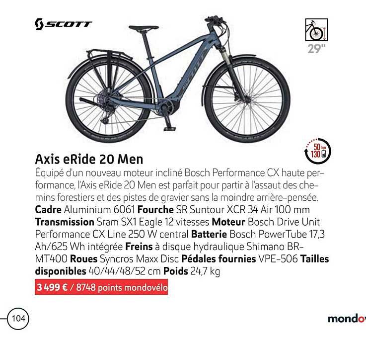axis eride 20 men