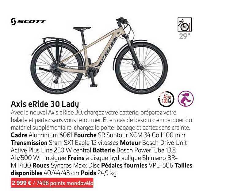 axis eride 30 lady