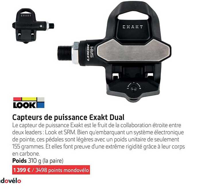 capteurs de puissance exakt dual