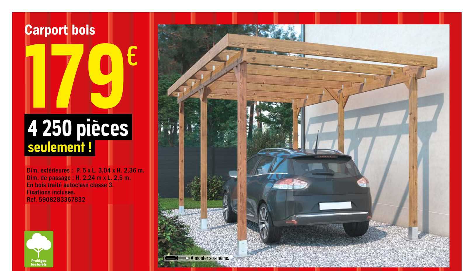 Carport Bois