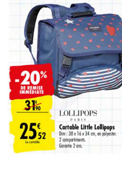 Cartable Little Lollipops