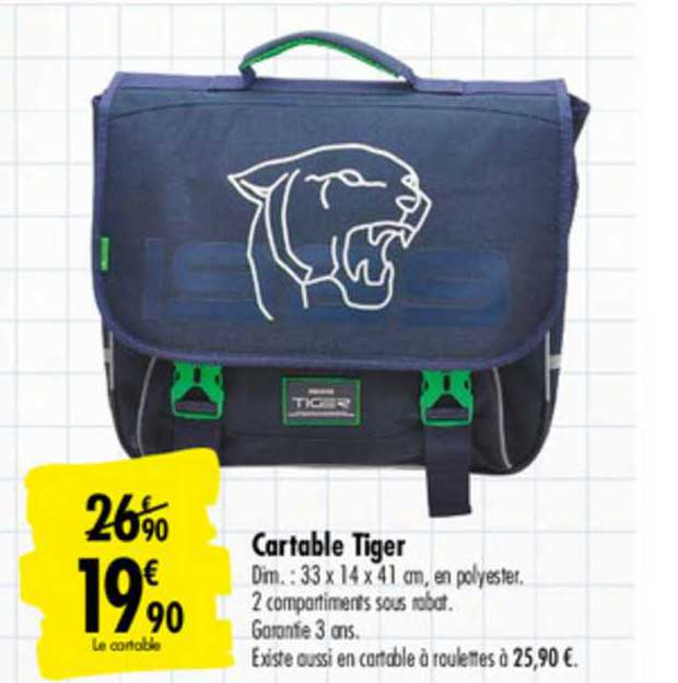 cartable tiger