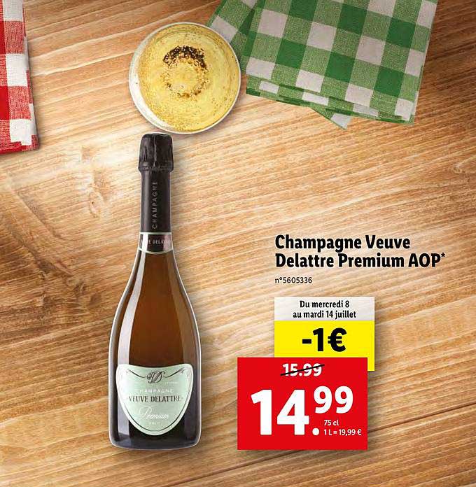 champagne veuve delattre premium aop