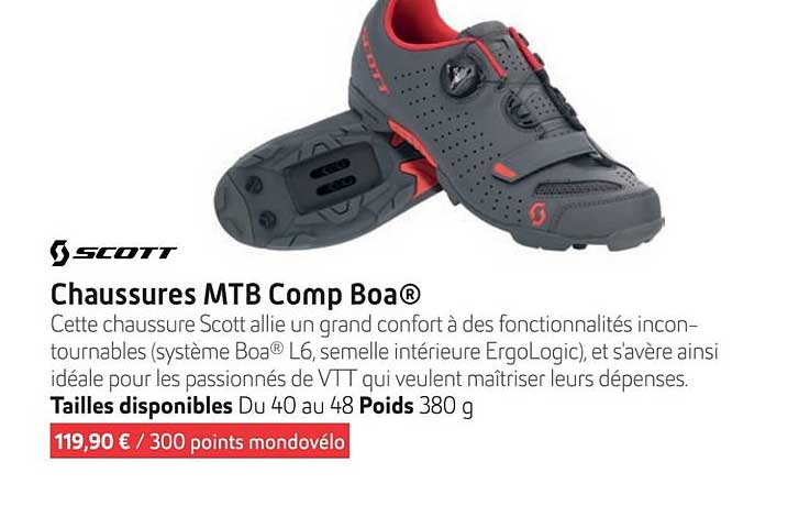 chaussures mtb comp boa®