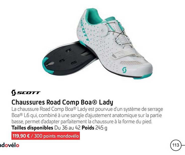 chaussures road comp boa® lady