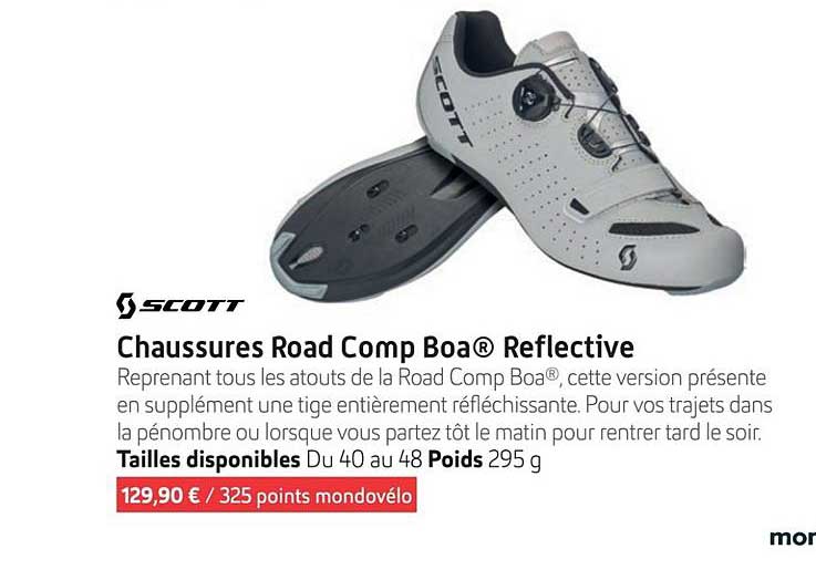 chaussures road comp boa® reflective