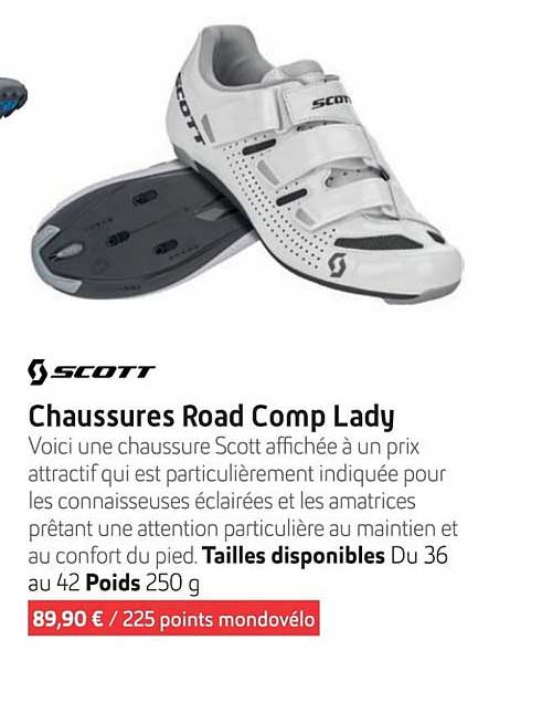 chaussures road comp lady