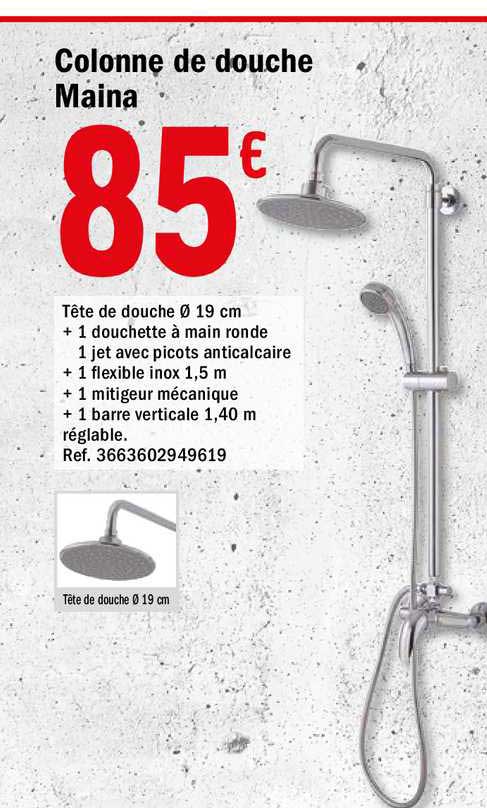 colonne de douche maina