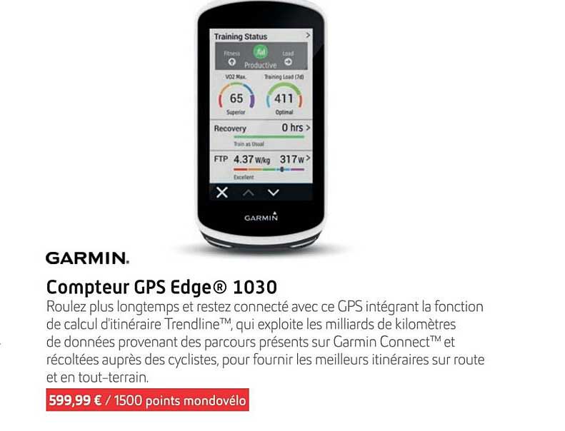 compteur gps edge® 1030