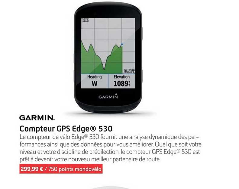 compteur gps edge® 530