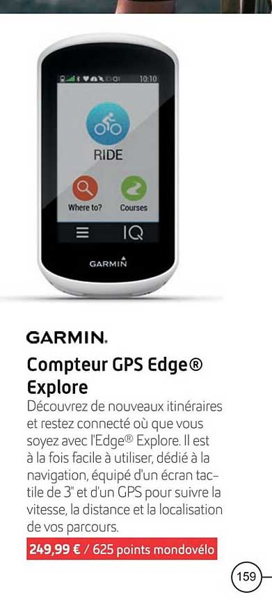 compteur gps edge® explore