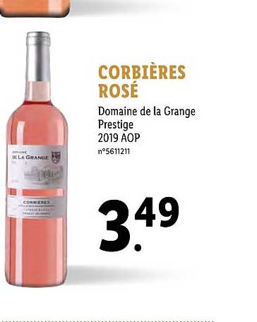corbières rosé domaine de la grange