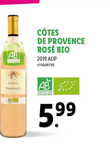 Côtes De Provence Rosé Bio