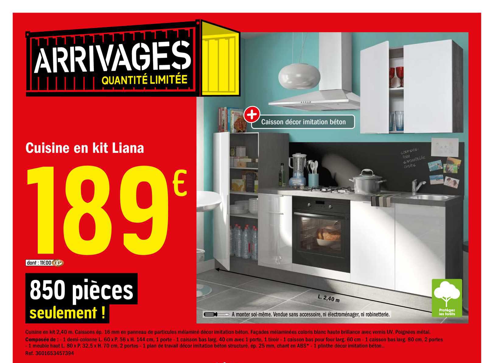 cuisine en kit liana