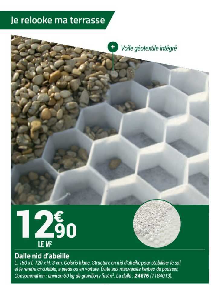 dalle nid d'abeille