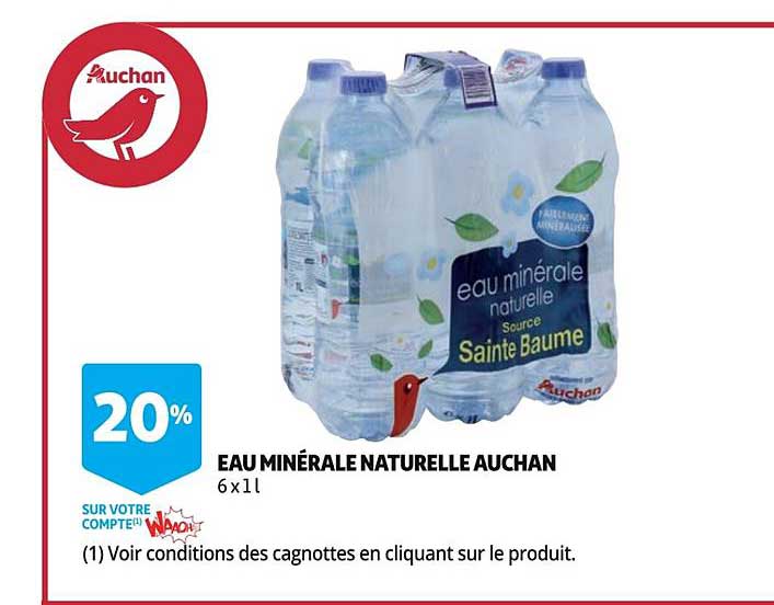 Eau Minérale Naturelle Auchan
