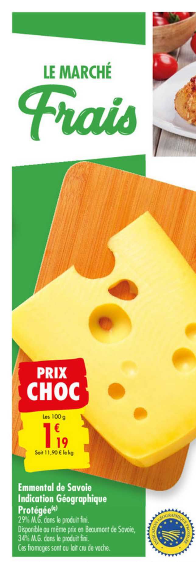 Emmental de Savoie Indication Géographique Protégée