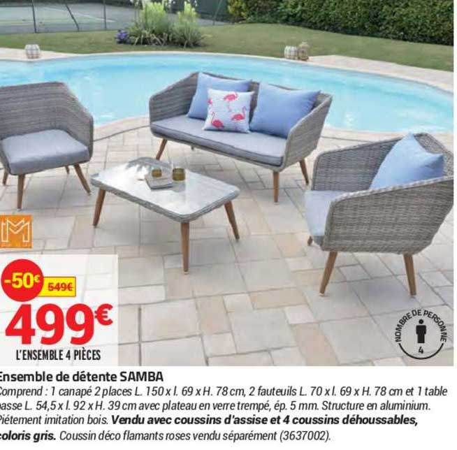 ensemble de détente samba