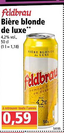 Feldbrau Bière Blonde De Luxe