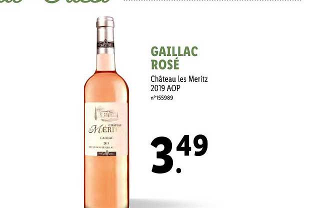 Gaillac Rosé Château Les Meritz
