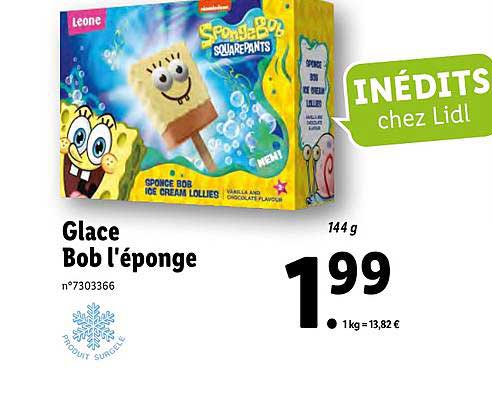 glace bob l'éponge