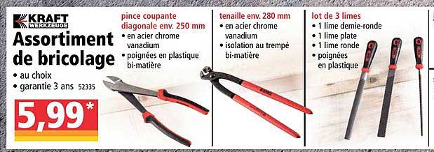 Kraft Werkzeuge assortiment de bricolage