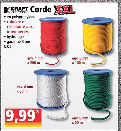 Kraft Werkzeuge corde xxl