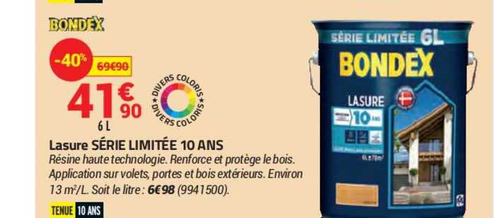 lasure série limités 10 ans