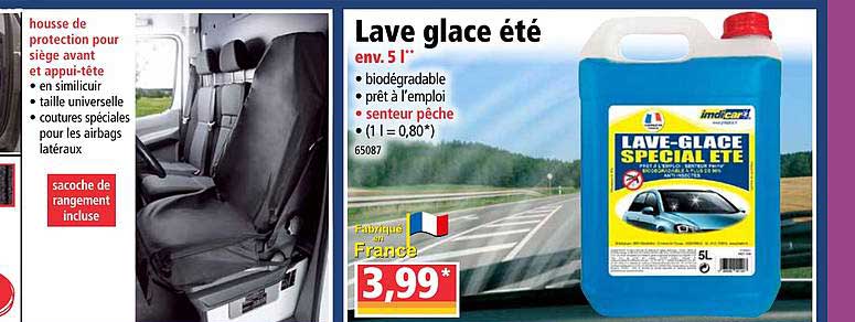 lave glace été