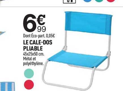 le cale dos pliable